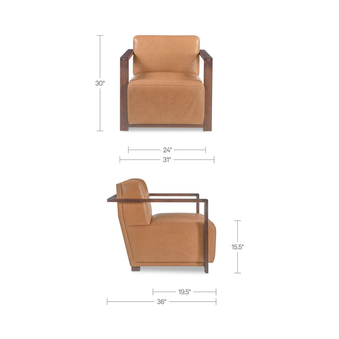 Barnes - Accent Chair - Tan / Brown