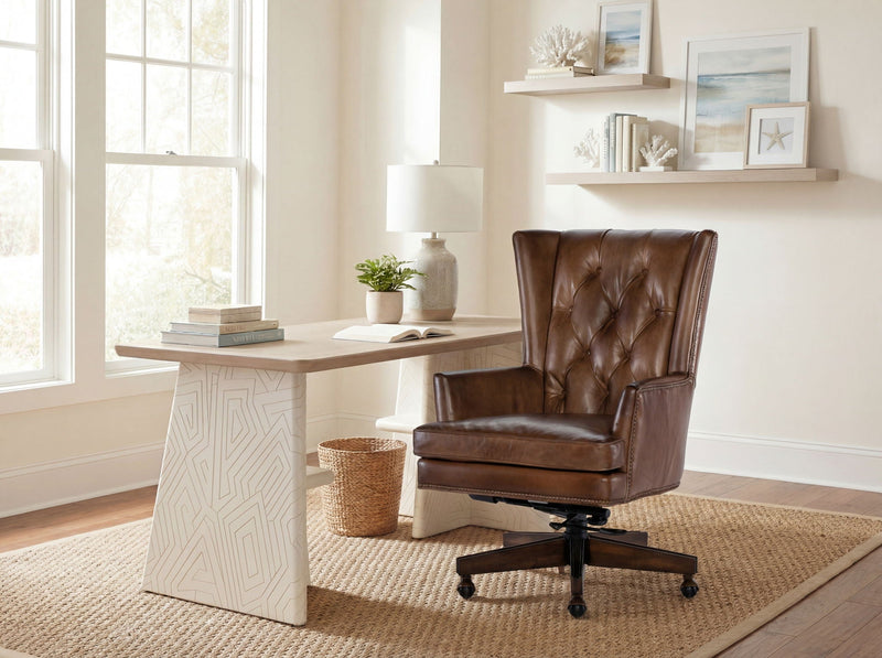 EC - Finley Executive Chair - Dark Brown — Sterling House Interiors