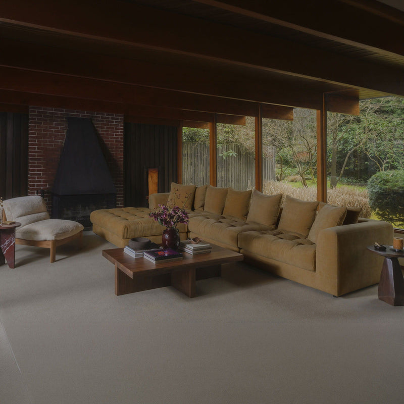 Davie - Left Arm Facing Chair - GoldenYellow