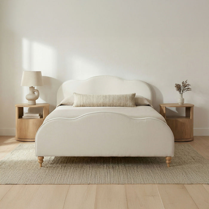 Jacqueline - Queen Panel Bed - White