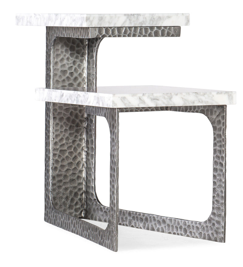 Melange - Georgie Side Table - Silver