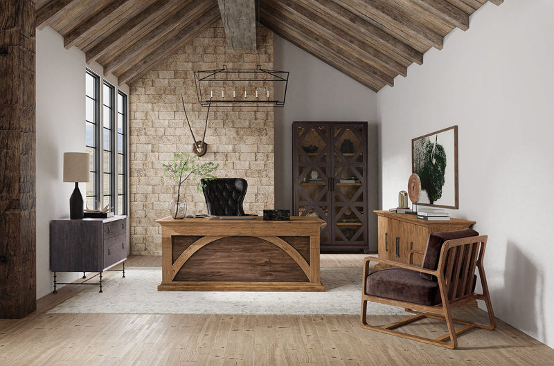 Big Sky - Executive Desk - Light Brown