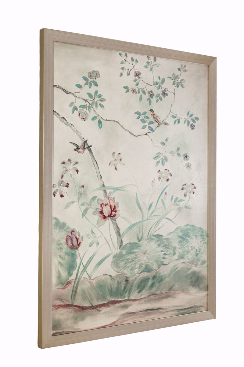 Sylvan Study Framed Print - Cream