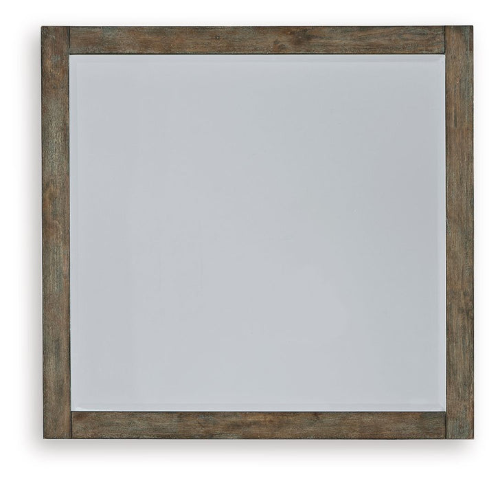 Shamryn Grayish Brown Bedroom Mirror