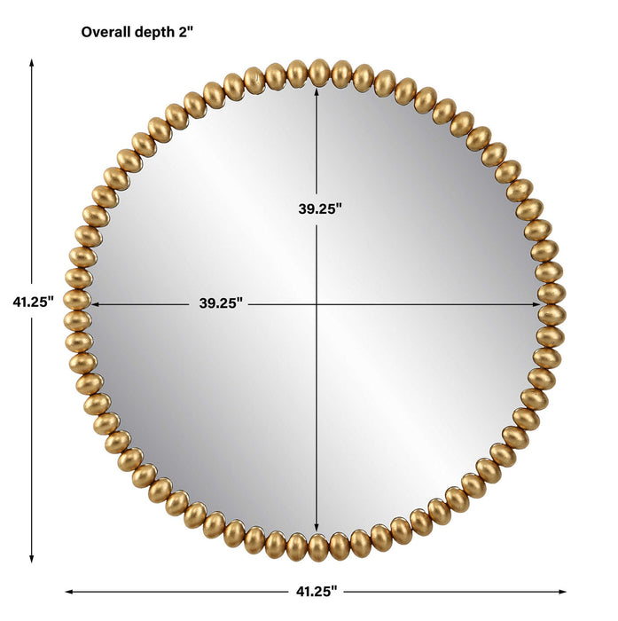 Byzantine - Round Mirror - Gold