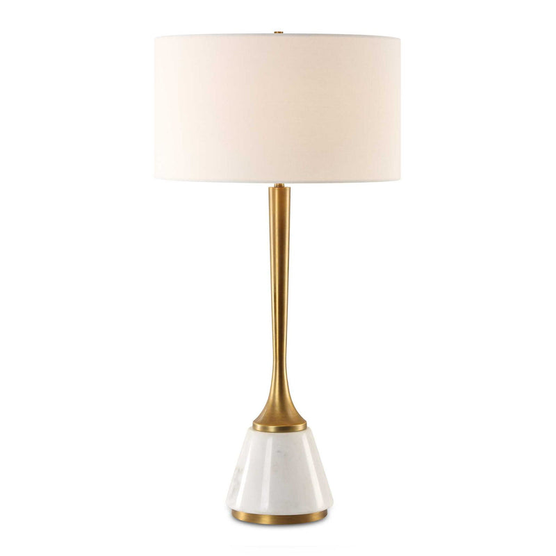 Avola - White Marble Table Lamp