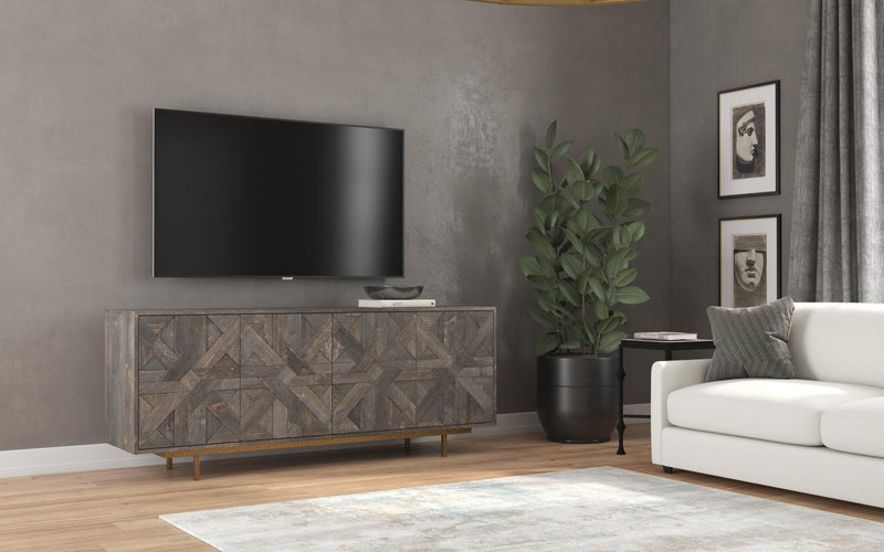 Commerce And Market - Layers Credenza - Dark Gray