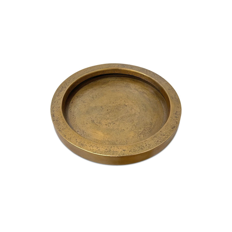 Abel - Cast Aluminum Catchall - Aged Brass