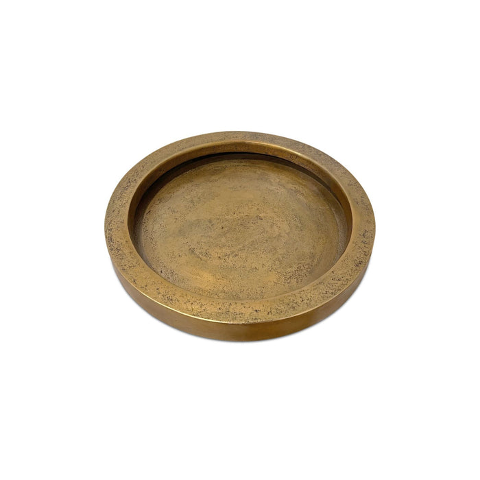 Abel - Cast Aluminum Catchall - Aged Brass