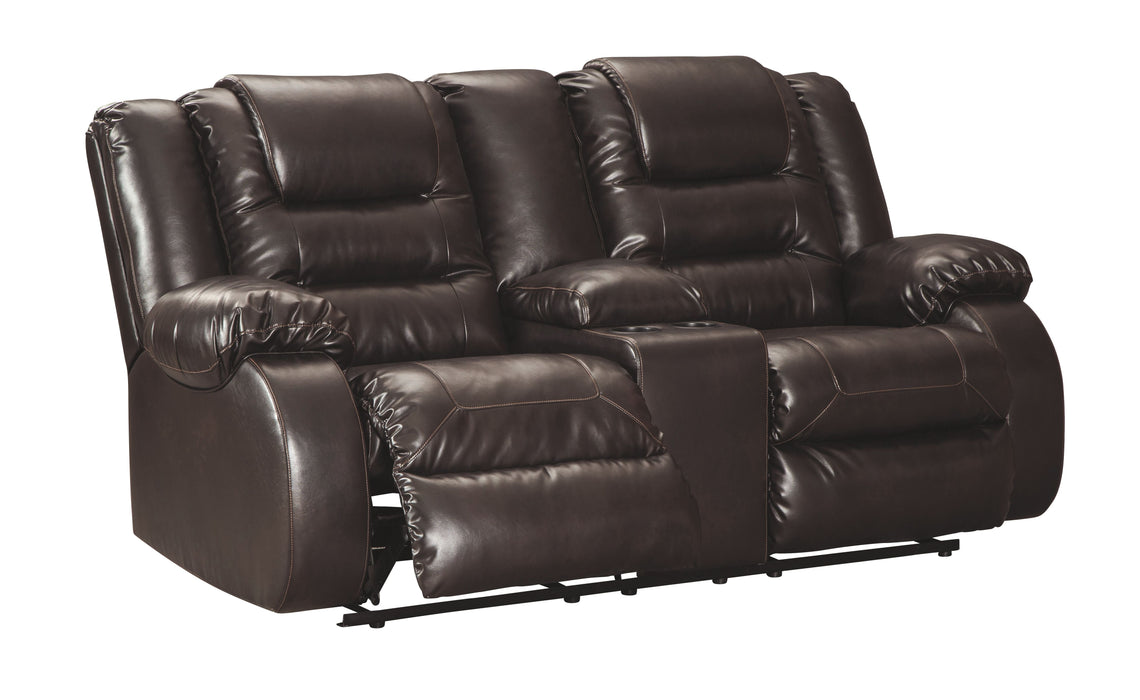 Vacherie Dbl Rec Loveseat W/Console