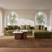 Davie - Lounge Modular Sectional - Olive