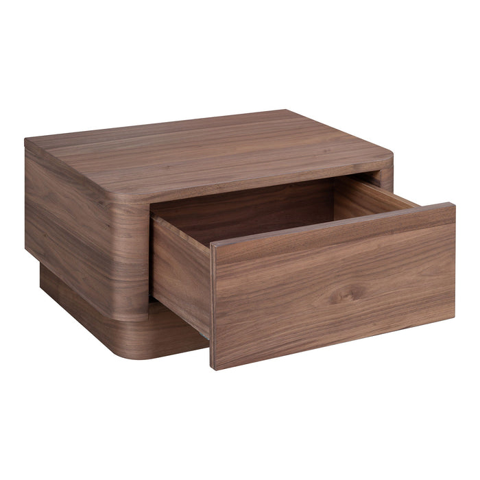Round Off - Nightstand - Walnut