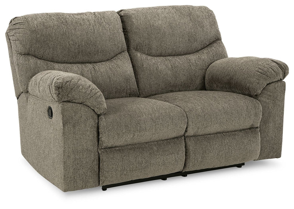 Alphons - Reclining Loveseat - Fabric - Putty