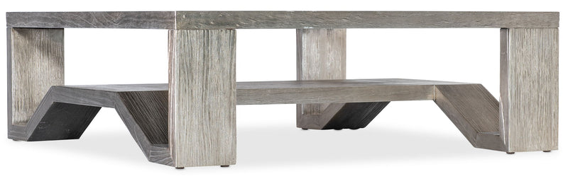 Melange - Saber Cocktail Table - Silver