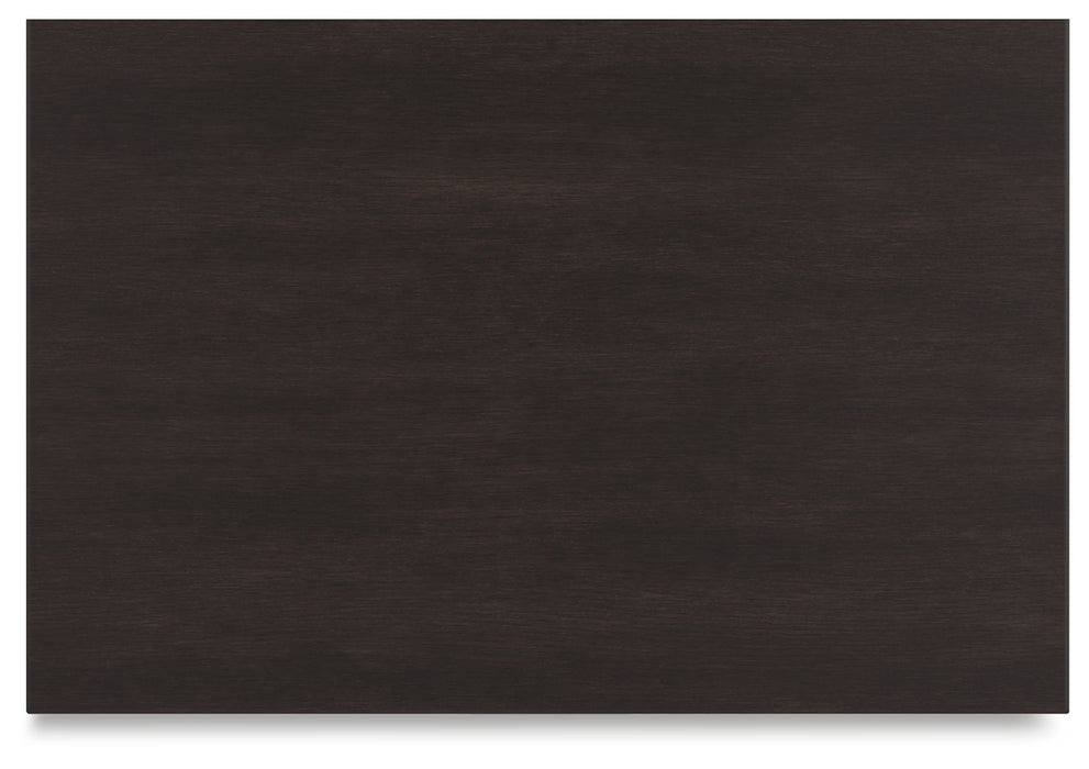 Covetown - Two Drawer Night Stand - Dark Brown