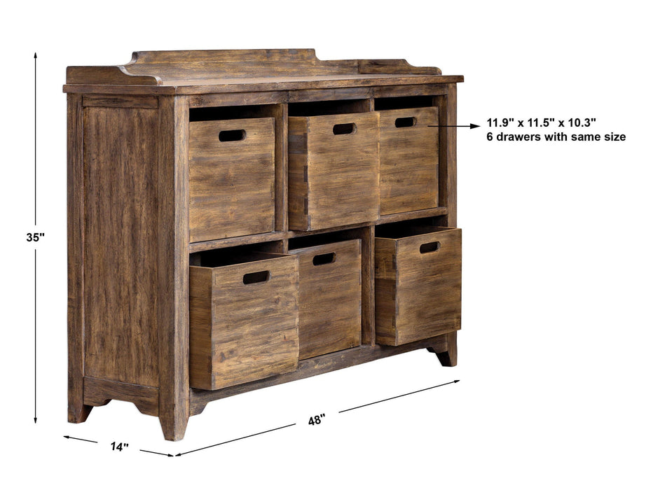 Ardusin - Driftwood Hobby Cupboard - Light Brown