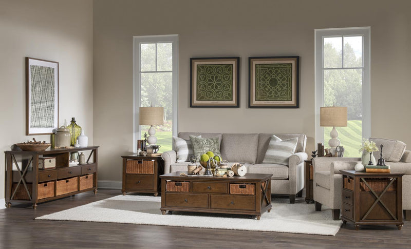 Elise - Sofa Table - Warm Cherry