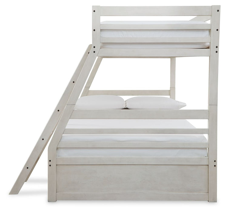 Robbinsdale Antique White Twin Over Full Bunk Bed