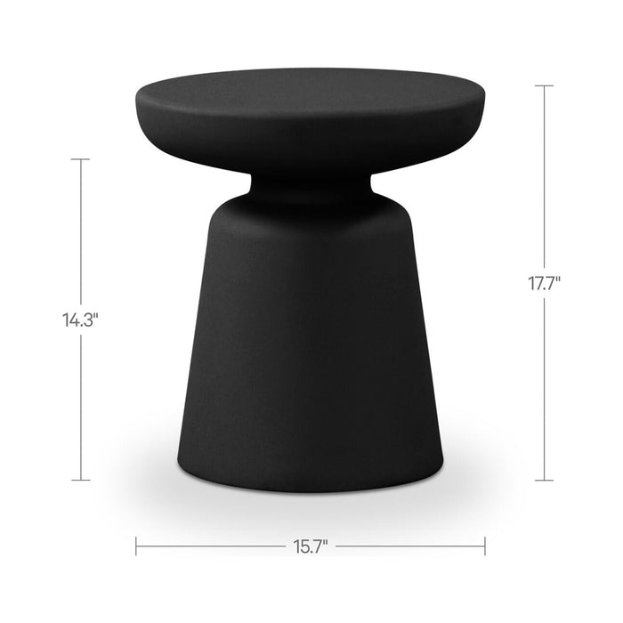 Ruth - Outdoor Side Table - Black