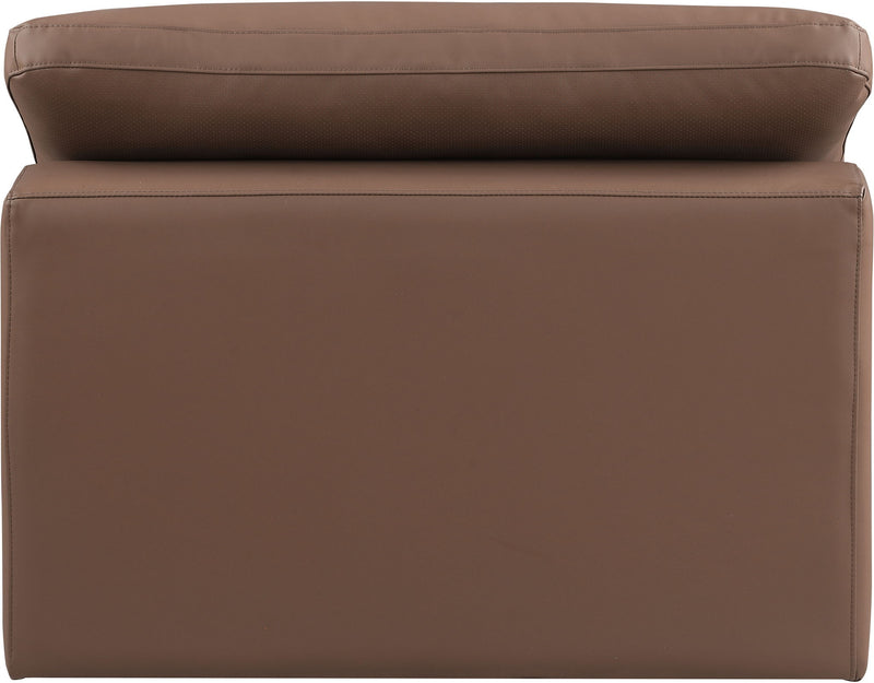 Comfy - Faux Leather Armless Chair