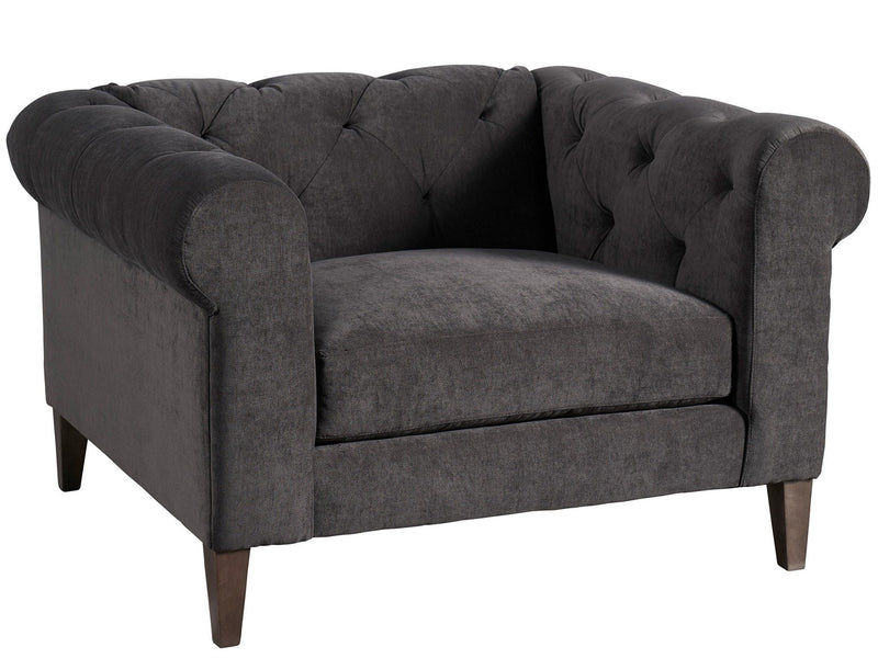 Modern Farmhouse Hugh Chair Dark Gray