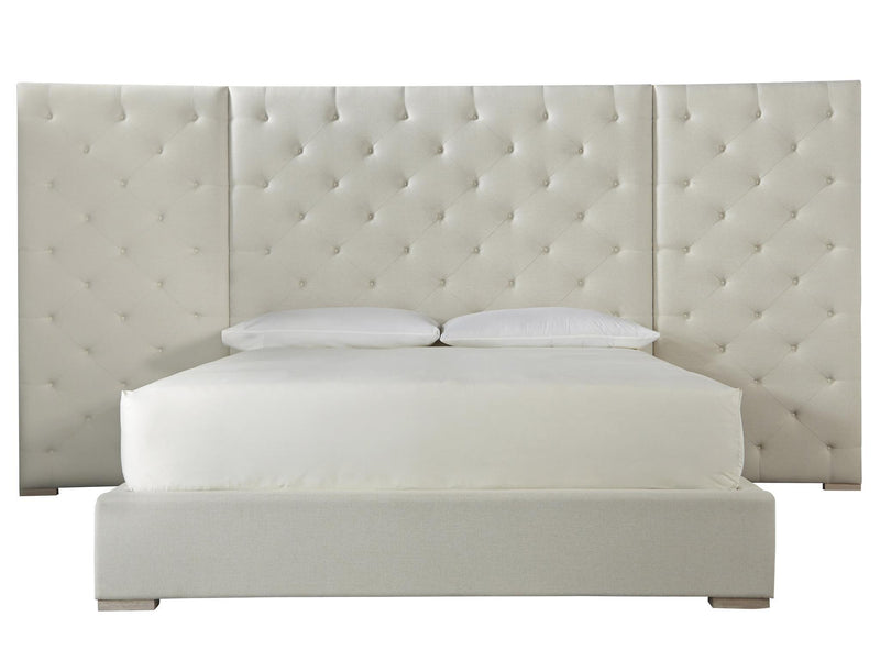 Modern Brando Bed with Panels White