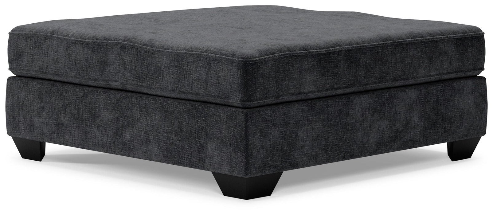 Lavernett - Oversized Accent Ottoman - Charcoal