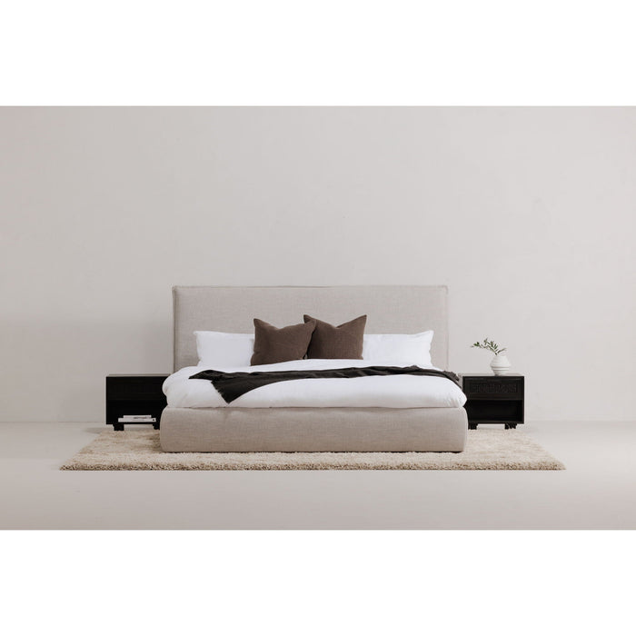 Luzon - King Bed - Light Gray