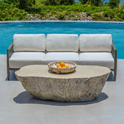 Quarried Stone - Indoor-Outdoor Bowl - Brown