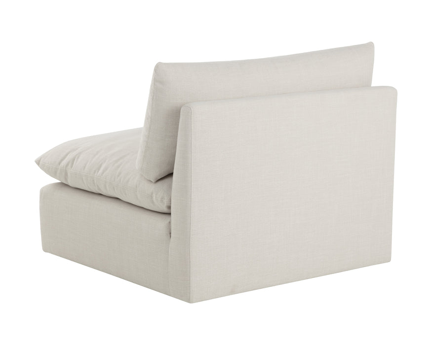 Reve Modular - Armless Chair - Effie Linen