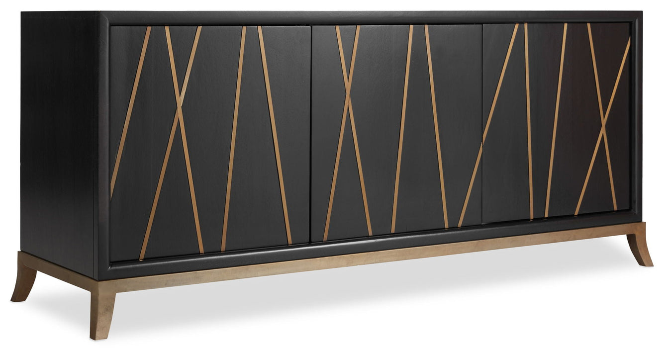 Commerce And Market - 64" Entertainment Console - Black