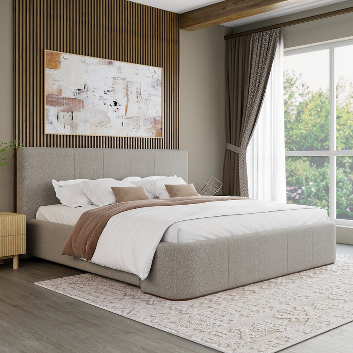 Harrod 78" Platform Bed Mushroom