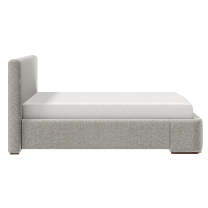 Harrod 78" Platform Bed Mushroom