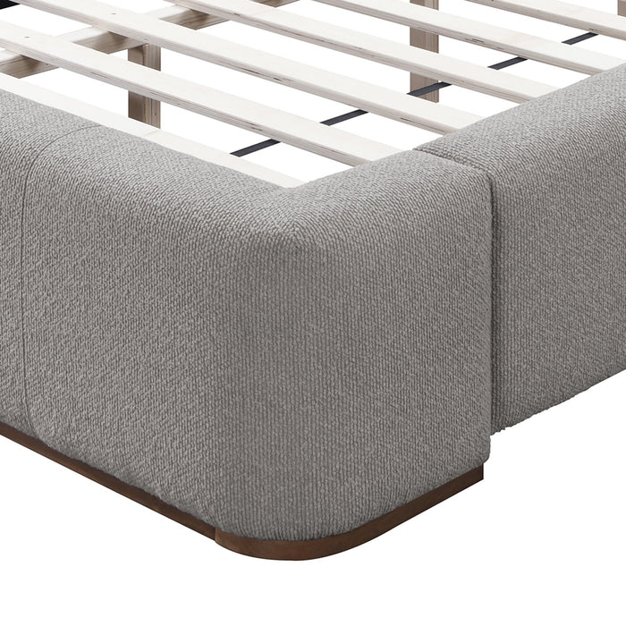 Harrod 78" Platform Bed Mushroom