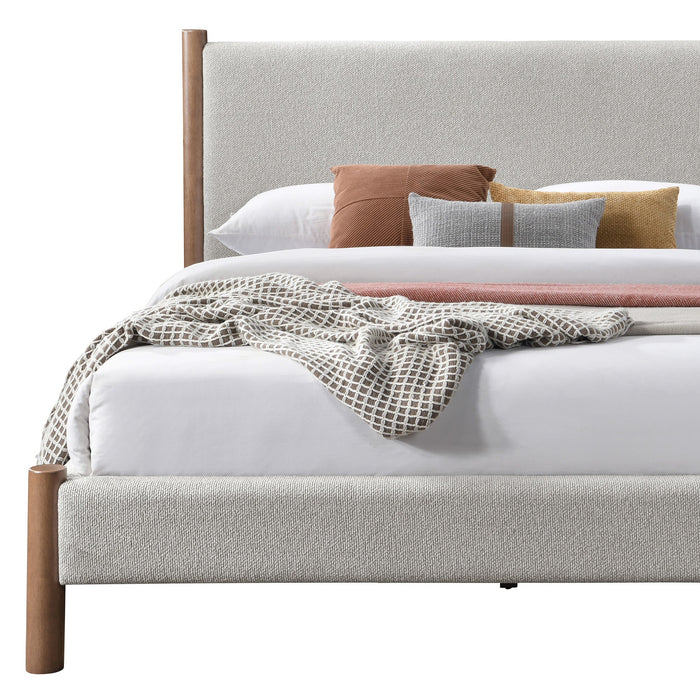 Zoran 78" Platform Bed Mushroom