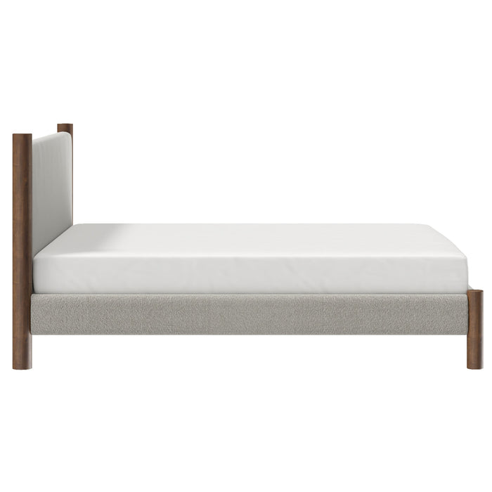Zoran 78" Platform Bed Mushroom