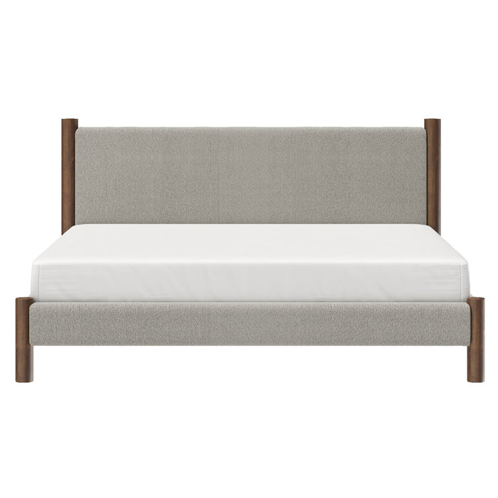 Zoran 78" Platform Bed Mushroom