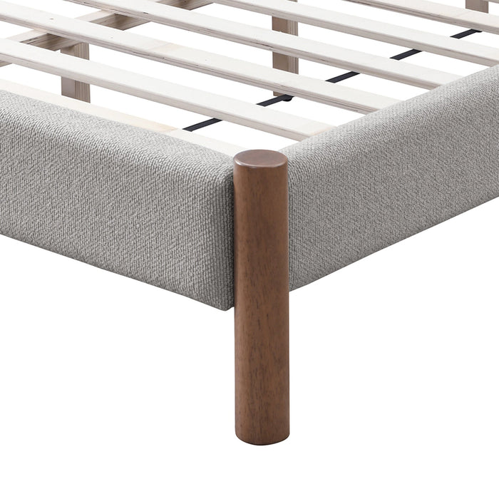 Zoran 78" Platform Bed Mushroom