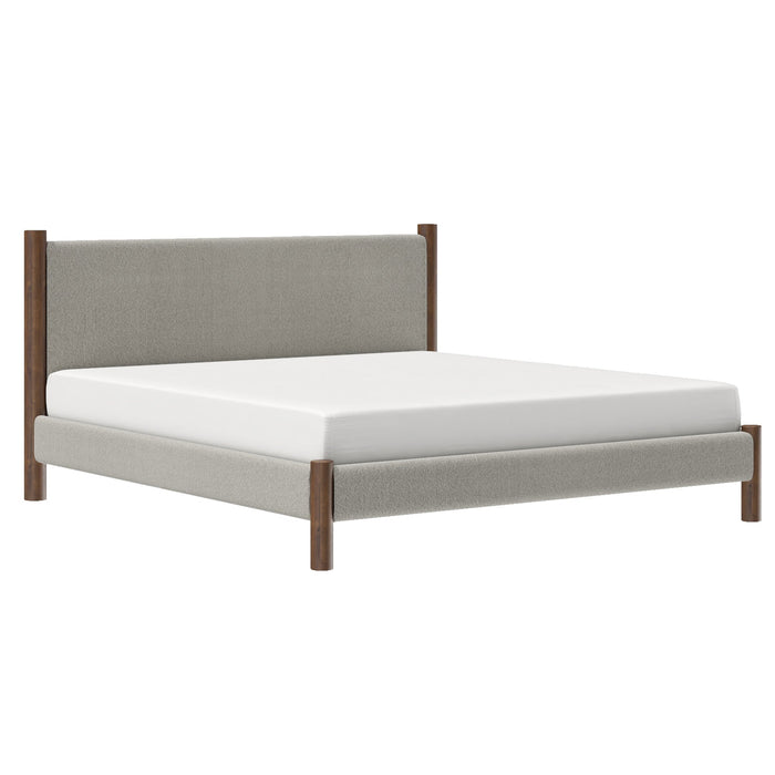 Zoran 78" Platform Bed Mushroom