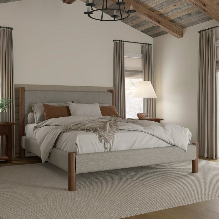 Zoran 60" Platform Bed Mushroom