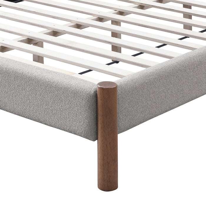 Zoran 60" Platform Bed Mushroom