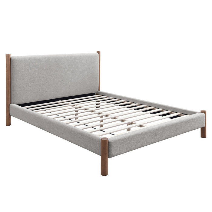 Zoran 60" Platform Bed Mushroom