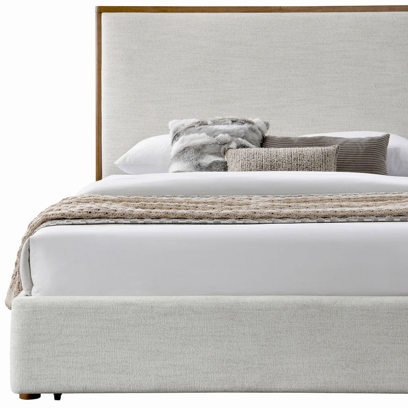 Andover 78" Platform Bed W/Drawer Oat