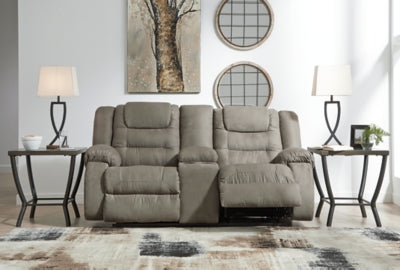 McCade Reclining Loveseat with Console