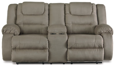 McCade Reclining Loveseat with Console