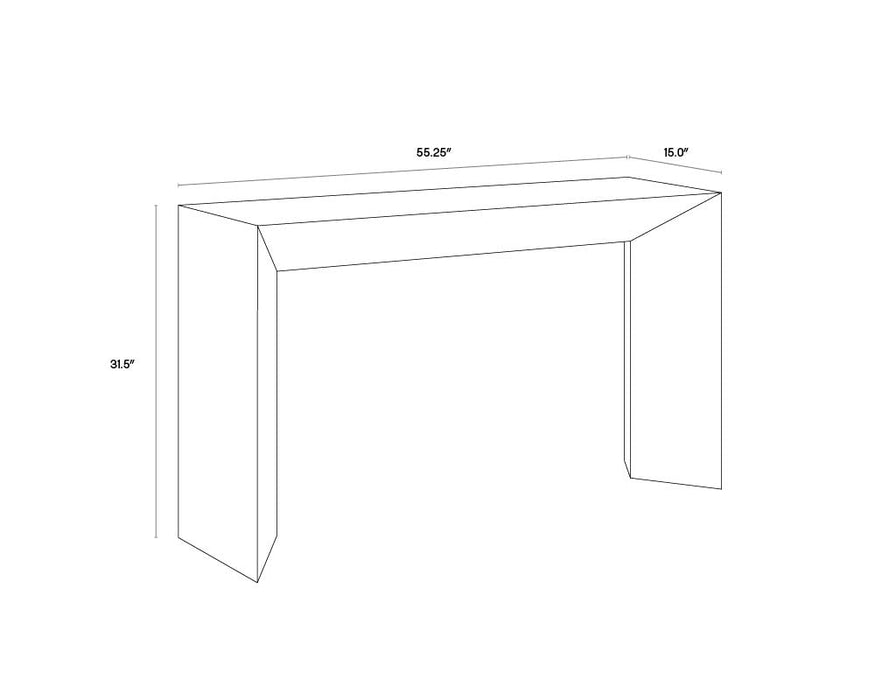 Nomad Console Table - Grey