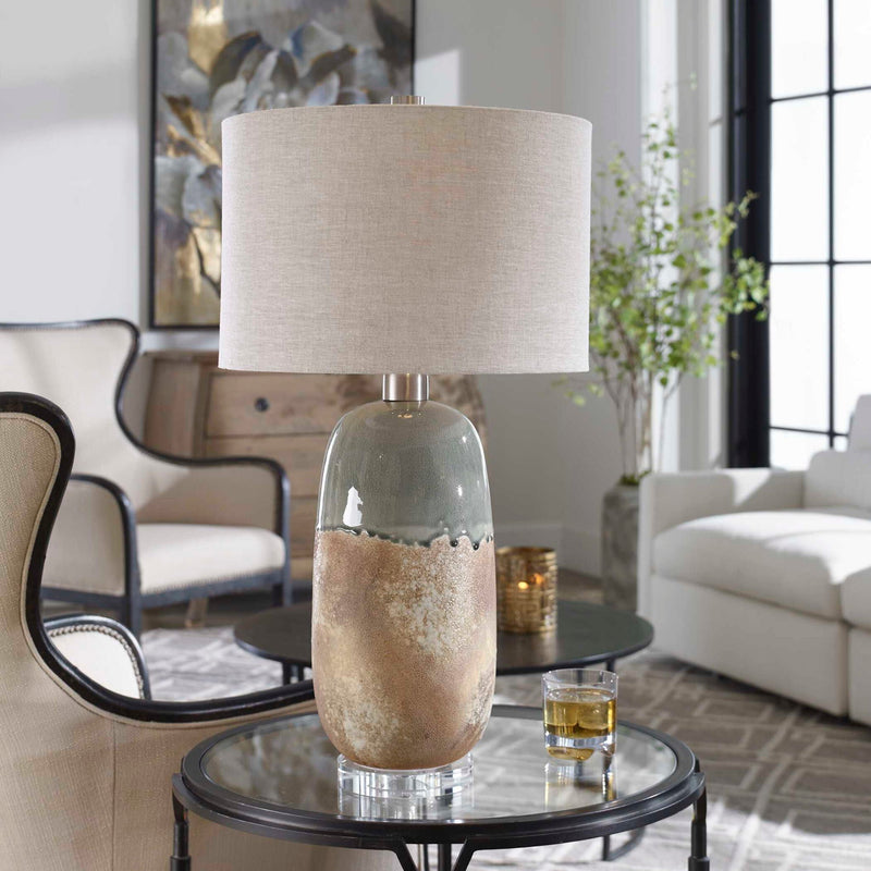 Maggie - Ceramic Table Lamp - Light Brown