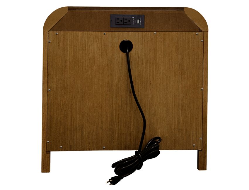 Bowman 1 Drawer Accent Table in Walnut