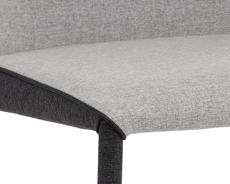 Renee Dining Chair - Armour Grey / Dark Slate