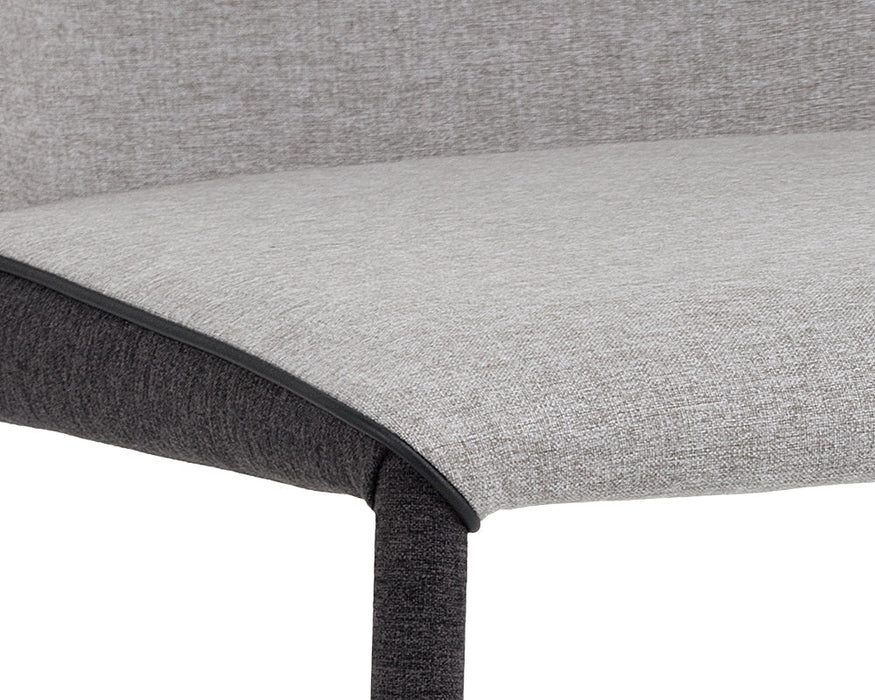 Renee Dining Chair - Armour Grey / Dark Slate